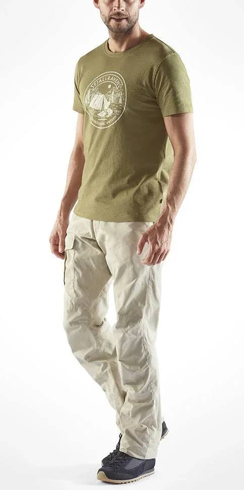 Fjallraven Lagerplats T-Shirt - Men's Stone Grey, S