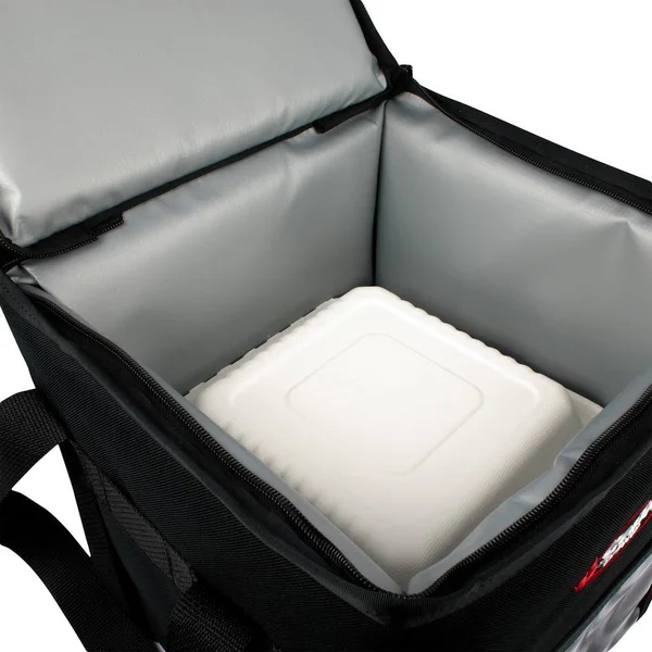 Sterno 70518 Black Extra-Large Delivery Insulated Food Carrier, 11 1/2x22 x 11 1/2x22 x 18x22 - Holds (6) 6x22 x 6x22 x 3x22 San