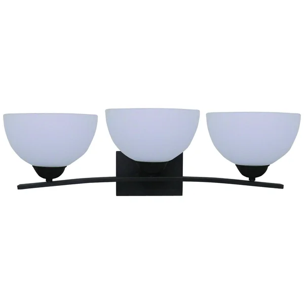 Yosemite Home Decor Alta Peak 107-3V-AWCF Bathroom Vanity Light, White