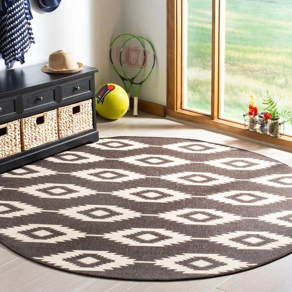 Safavieh Linden 100 LND171N 8& x 10& Cream - Blue Rug