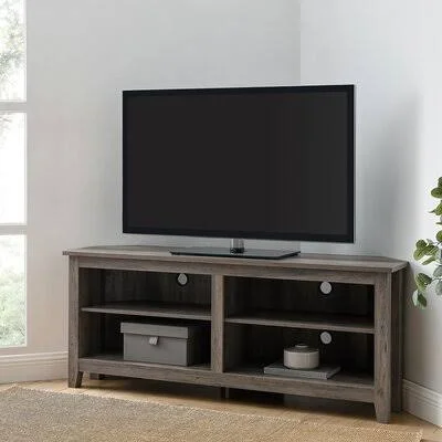 Beachcrest Home Sunbury Corner TV Stand for TVs Up to 60