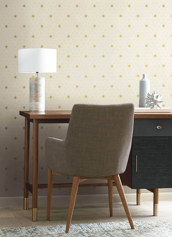 York SP1500 Off White Stella Star Wallpaper