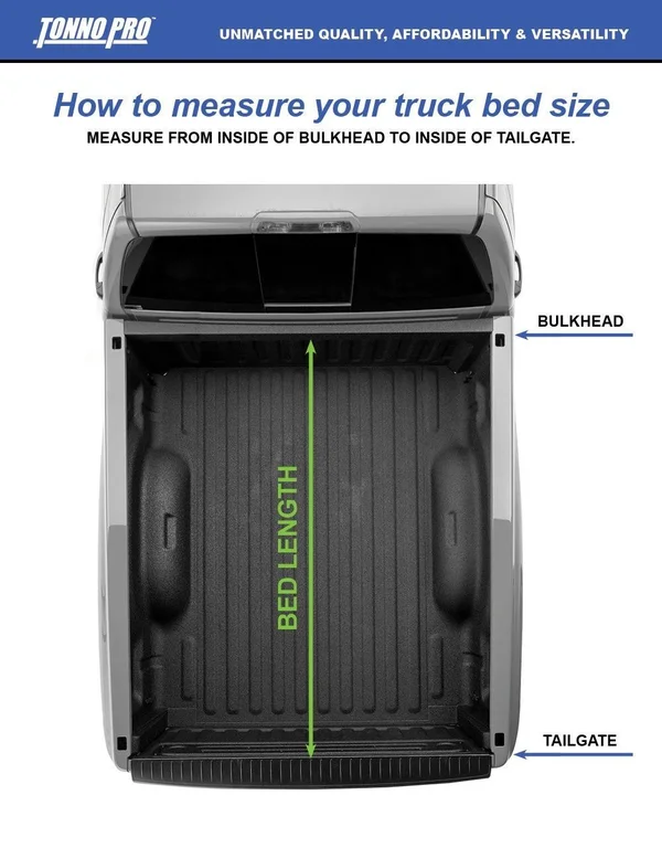 Tonno Pro Tonno Fold 42-314 Tri-Fold Truck Bed Tonneau Cover 2015-2018 Ford F-15