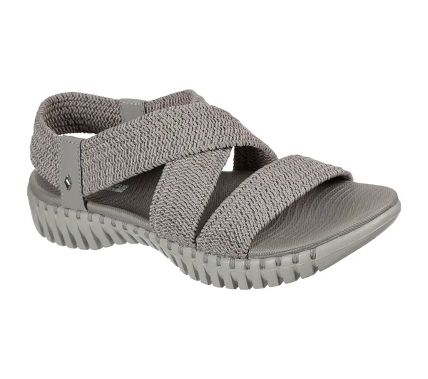 Women's Skechers GOwalk Smart Hidden Shore Strappy Sandal, Adult, Size: 7, Dark Taupe