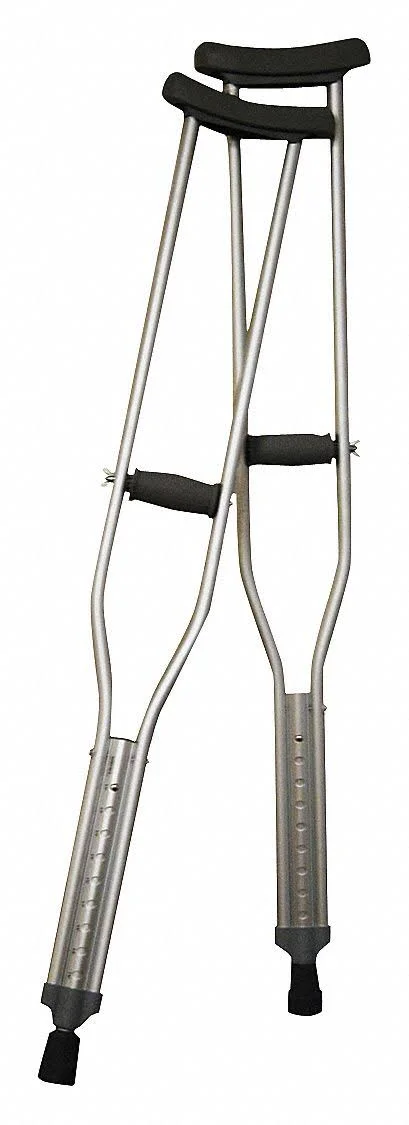 HCS Hcs6001A Crutches, adult, 45-13/16Inh, 300 Lb., pr