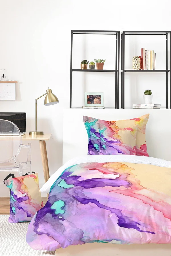 Rosie Brown Color My World Duvet Set by Deny Designs - Size: Twin