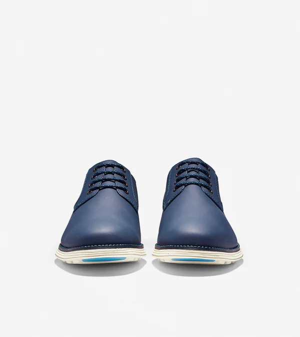 Men's Cole Haan Original Grand Plain Toe Oxford - Size: 8, Blue