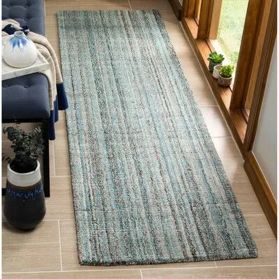 Dreshertown Abstract Handmade Tufted Area Rug Wade Logan Rug Size: Runner 2&3x22 x 8&