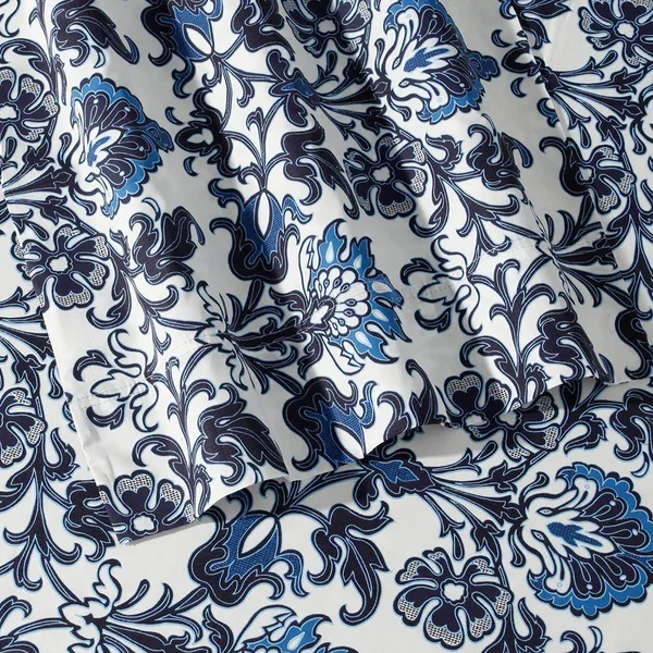 Tribeca Living Catalina Deep Pocket Percale Sheet Set - Size: King