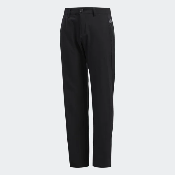 Adidas Boys& Solid Golf Pants - XS, Black