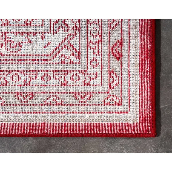 Unique Loom Allover Williamsburg Area Rug - 9& x 12& (Yellow)