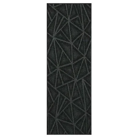 Furnish My Place Indoor/Outdoor Rug Black 2' x 50' Made in USA - Area Rugs Great for Kids, Pets, Event, Wedding