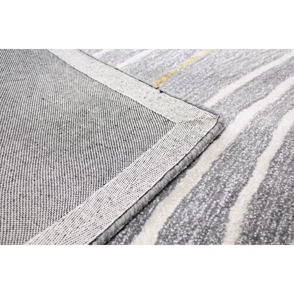 Bashian Greenwich Markus 3&9x22 x 5&9x22 Area Rug in Gray