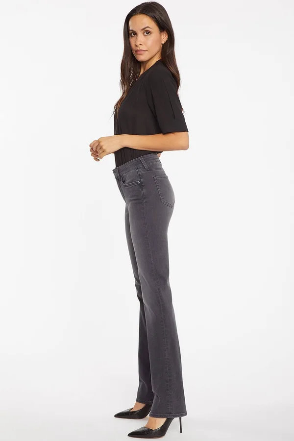 Nydj Women's Marilyn Straight Jeans in Petite in Gilt - Size: 12p