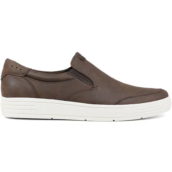 Men's Nunn Bush Kore City Walk Moc Toe Slip On - Size: 12, Brown