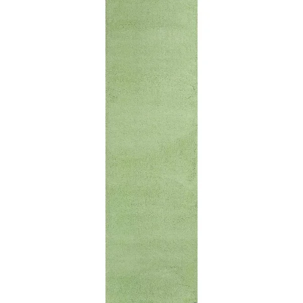 Kas Bliss 1578 Spearmint Green Shag Area Rug - 3&3x22 x 5&3x22