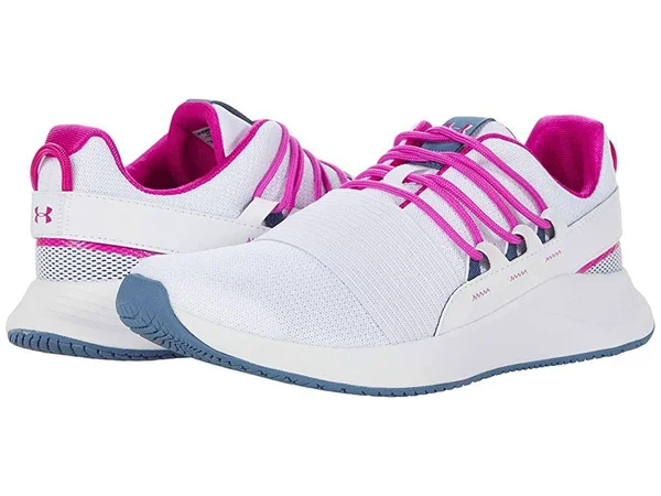 Under Armour Women's Charged Breathe Lace Sportstyle Shoes - White - 8