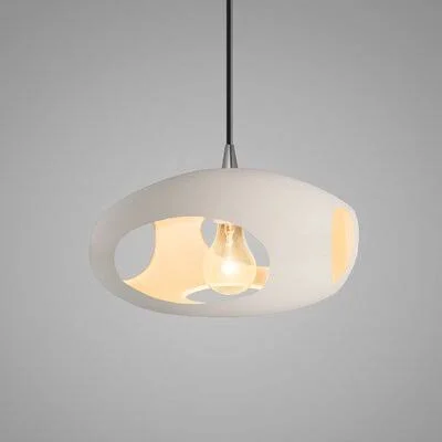 Perth 1 - Light Single Geometric Pendant Brayden Studio Shade Color: Terra Cotta - Finish: Brushed Nickel