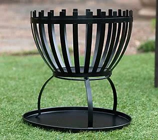 17x22 Multi-Purpose Metal Plant Stand by Linda Vater - Black