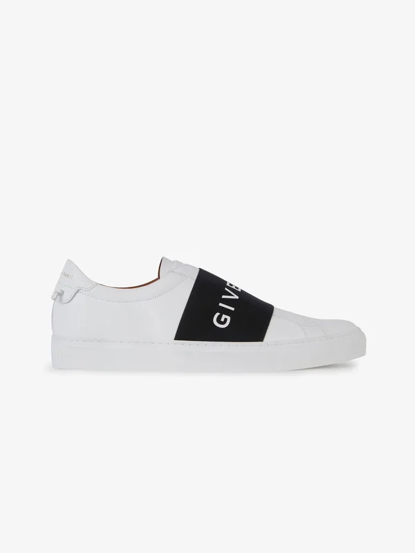 Givenchy - Logo Strap Sneakers - Men - 43 - White