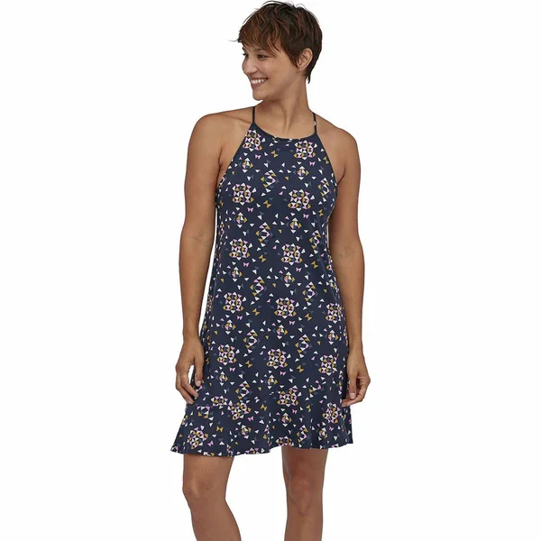 Patagonia Alpine Valley Dress - Women's Quilty/New Navy, XL
