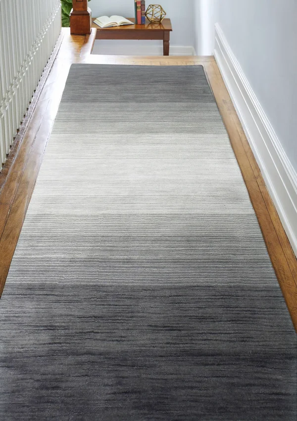 Bashian Contempo ALM41 Area Rug - 7&6x22 x 9&6x22 - Charcoal