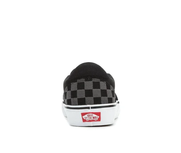 Vans Mens Asher Deluxe Slip on Sneakers - Black - Size 8M