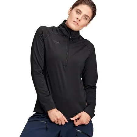 Mammut Women's Snow ml Half Zip Pull Jacket - Xs - Black