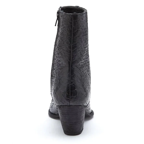 Matisse Caty Western Pointed Toe Bootie - Black - 9 W