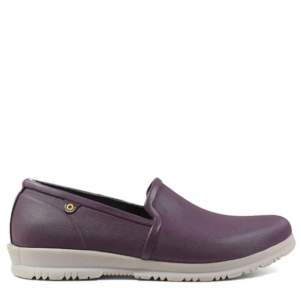 Bogs Women's Sweet Pea Slip on - 8 - Plum