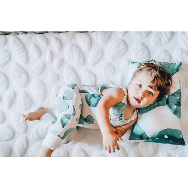 NOOK Sleep Pebble Air Crib Mattress Sea Glass
