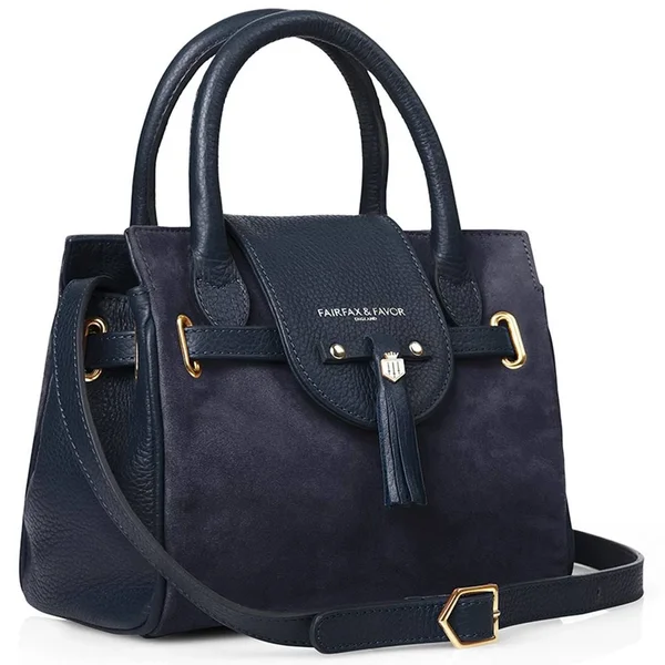 Fairfax and Favor Mini Windsor Handbag - Navy
