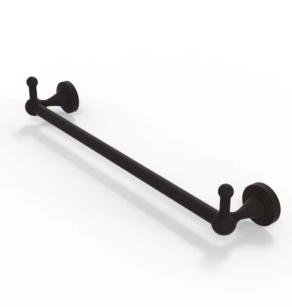 Sag Harbor Collection Towel Bar with Integrated Hooks - Oil Rubbed Bronze, 24 Inch