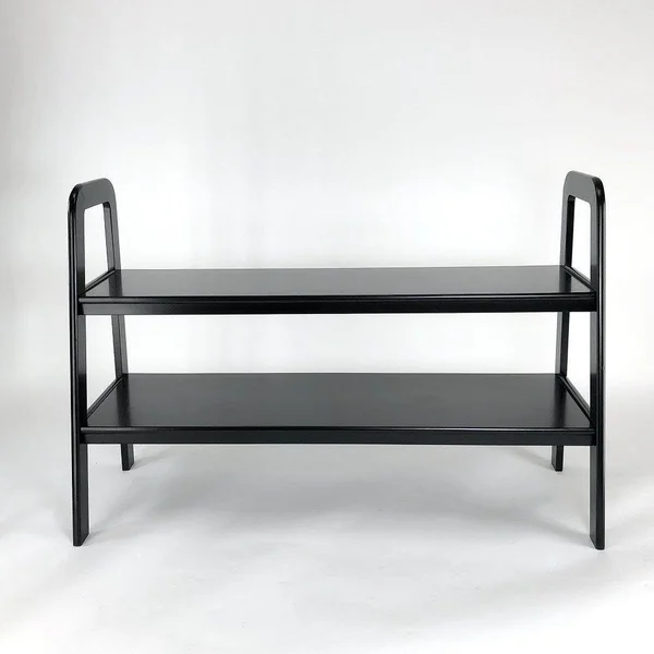 Wayborn 9096B Ladder Style Black TV Stand 22 x 49 x 9 in.