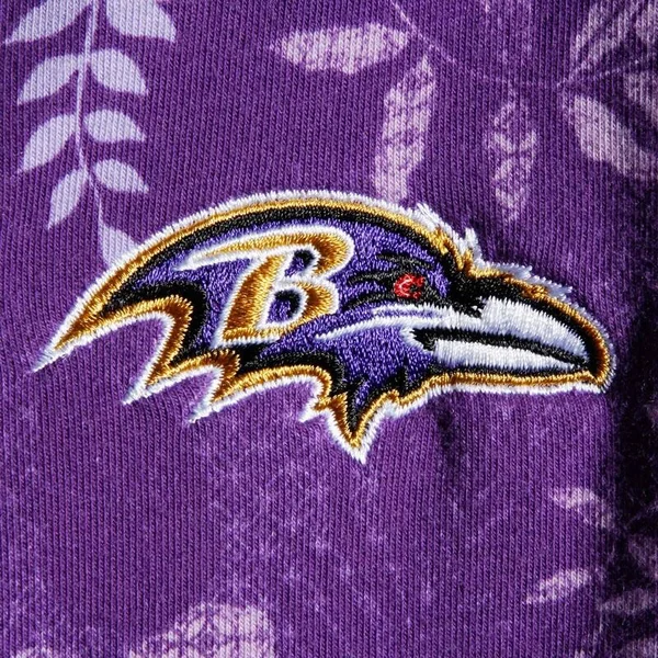 Tommy Bahama Women's NFL Basta Blossoms Full Zip Sweatshirt - Baltimore Ravens - Size Xs