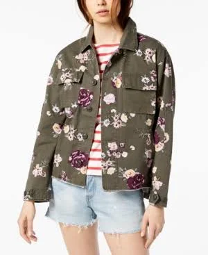 Levi&s Cotton Print Jacket - Floral Print M