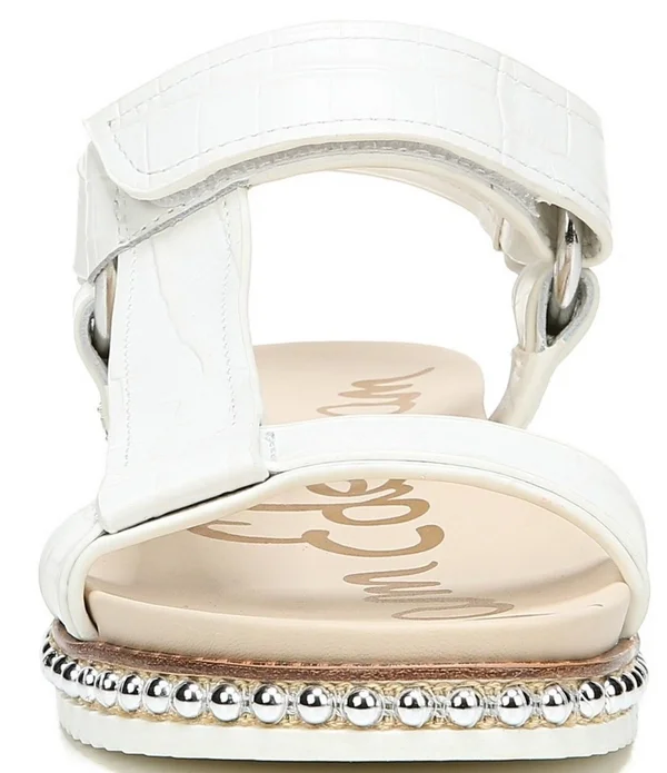 Sam Edelman White Annalise Sandals