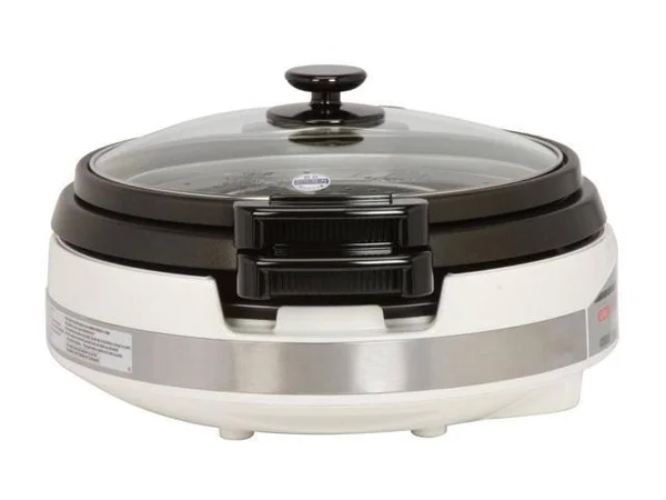 Zojirushi Gourmet d&Expert Stainless Electric Skillet, Black/White