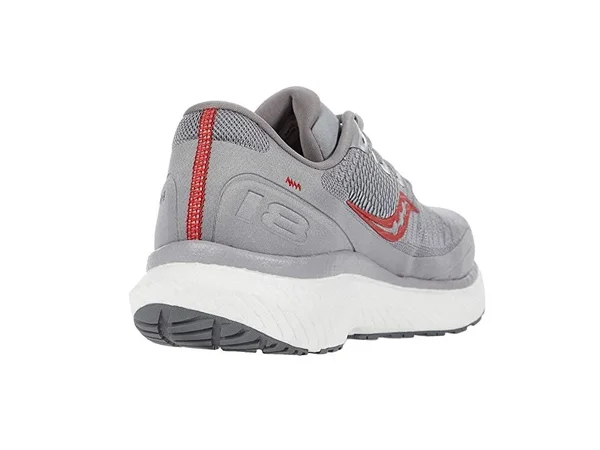 Men's Saucony Triumph 18 - Alloy/Red - Size 8.5
