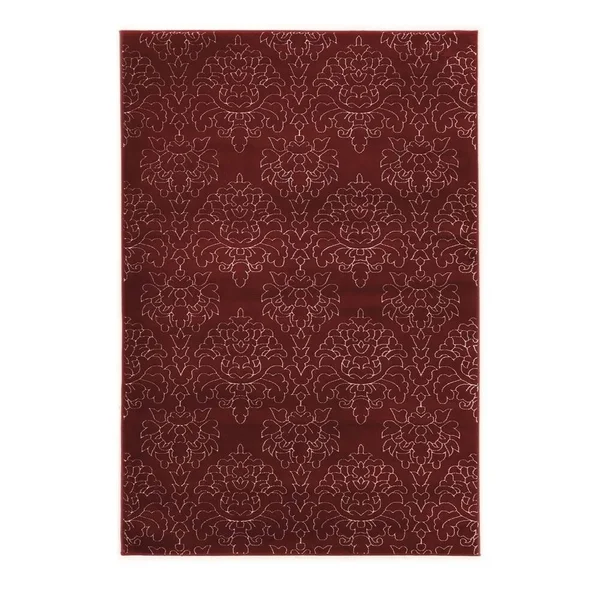 Linon Prisma Chloe 5&3x22 x 7&6x22 Rug in Charcoal