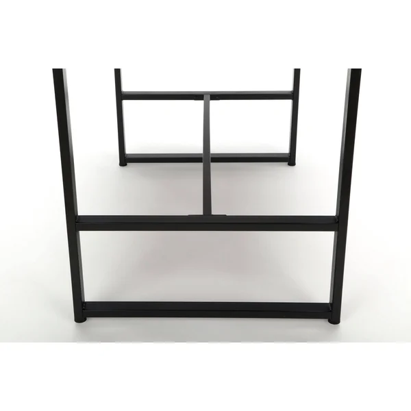 Ofm Modern 48x22 Metal O-Frame Computer Desk, in Knotty Oak