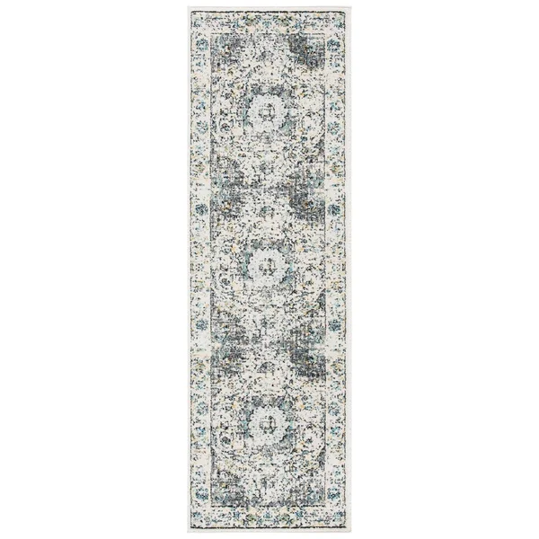 Safavieh Evoke EVK220D 2&2x22 x 9&0x22 Runner Grey - Ivory Area Rug