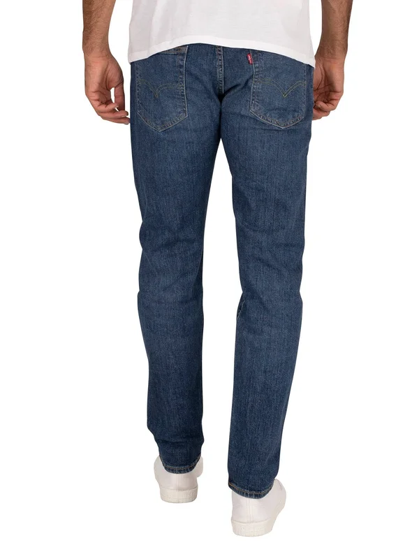 Levis 502 Regular Tapered Jeans Blue