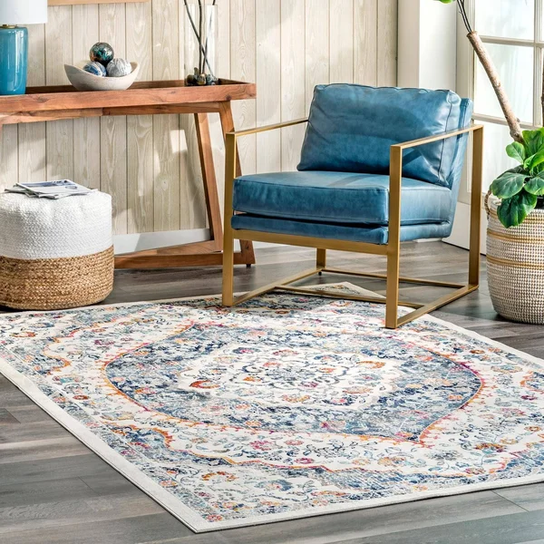 nuLOOM Jada Vanity Medallion Area Rug - Size: 2' 8 inch x 8'
