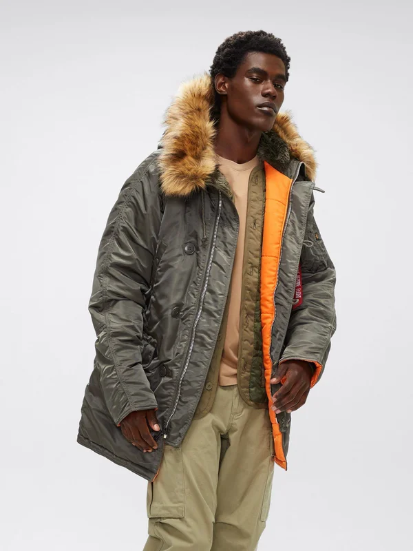 Alpha Industries Men's Slim Fit N-3B Parka