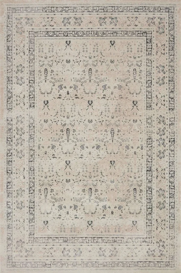 Magnolia Home Everly VY-05 Ivory - Sand Area Rug - 2&-7x22 x 4&