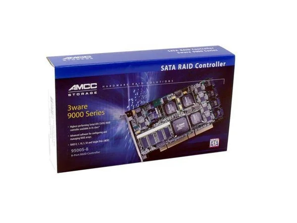 3ware 9500S-8 Storage controller (RAID)- 150 MBps
