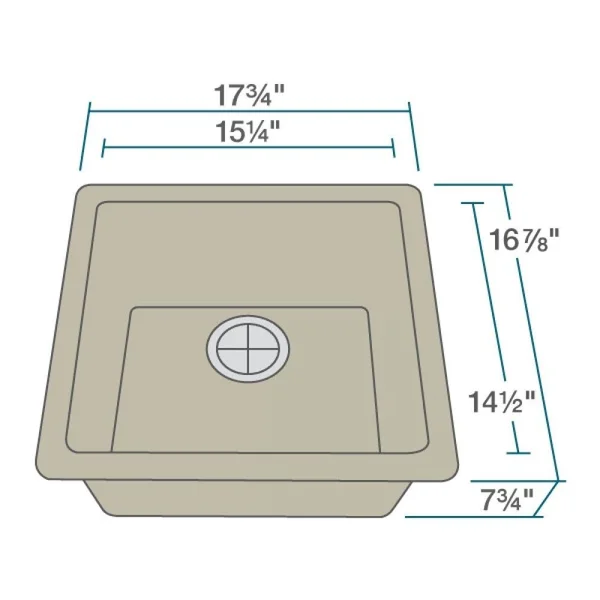 Mr Direct 805 Slate Sink Basket STRAINER
