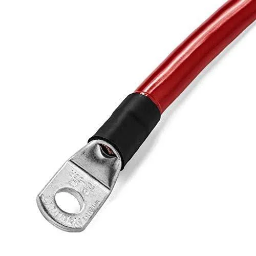 Spartan Power Sp-15Ft4Cbl38 15 Foot 4 AWG Battery Cable Set with 3/8x22