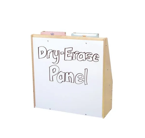 Childcraft Toddler Book Display with Dry-Erase PANEL, 3 Shelves, 24 x, 24 x 9 x 24 inches